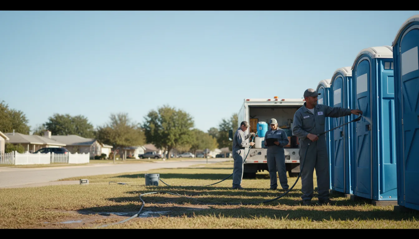 Long-Term Portable Toilet Rental in Chase, MI near me